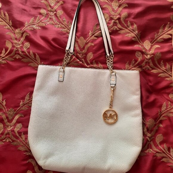 Michael Kors Chained Leather Tote - Picture 2 of 8